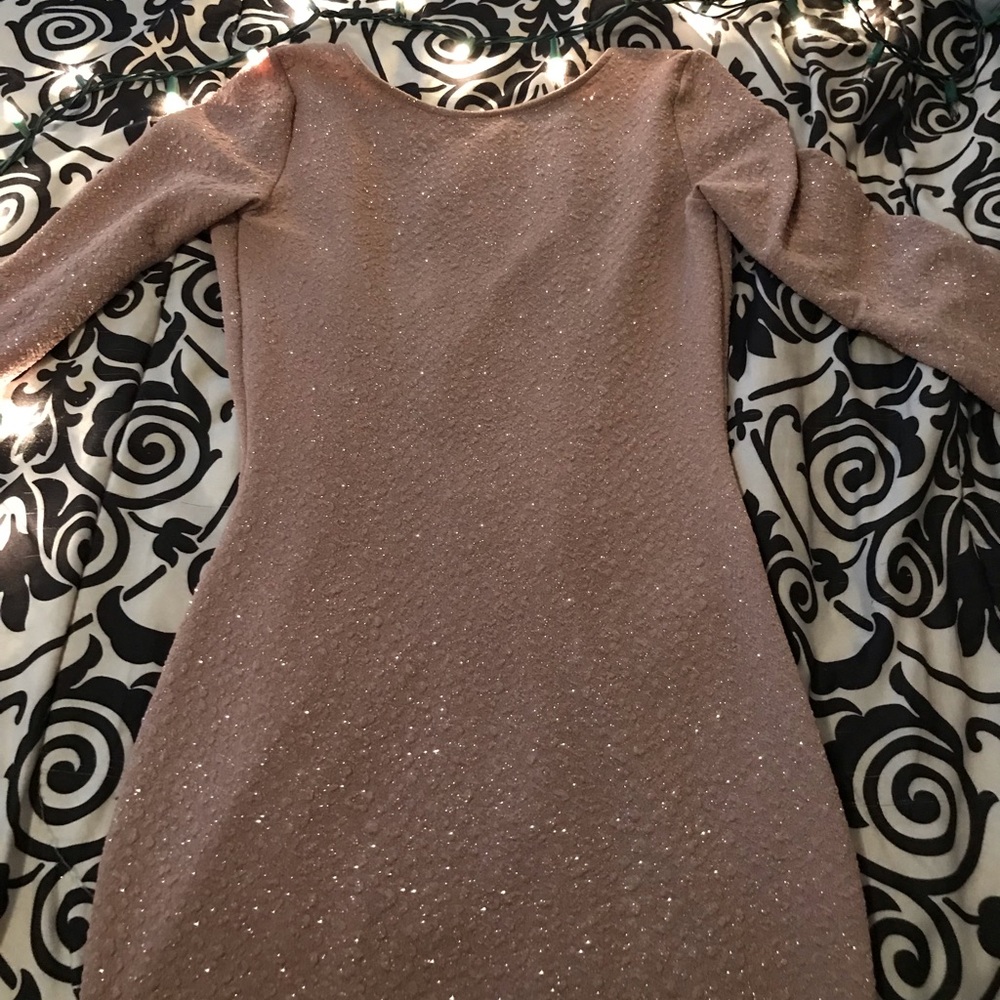 Nude glittery dress very glamorous. #Windsor